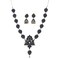 Indian Oxidized Jewelry Boho Tribal Jewelry Indian Long Necklace Bohemian Jewelry Afghani Tribal Tassel Long Ghungroo Necklace Earrings Set Choker Necklace Fashion Jewelry